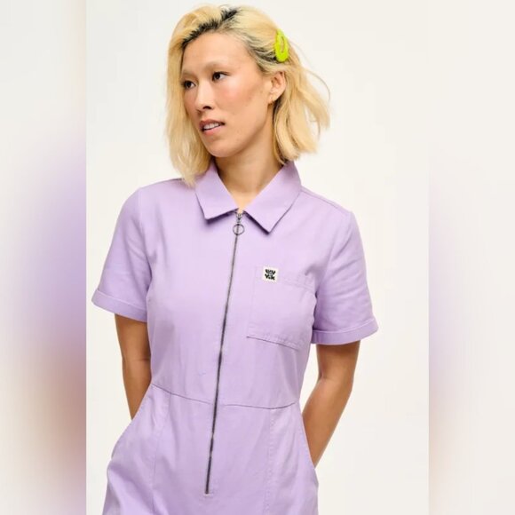 Lucy & Yak lilac Ragan jumpsuit US 12 - Picture 4 of 4